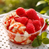 Aardbeien coupe